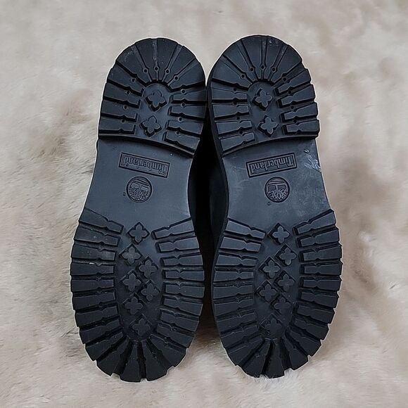 **HOST PICK** TIMBERLAND KIDS' 6” BLACK PREMIUM WATERPROOF CASUAL BOOTS, SIZE 5 - Picture 8 of 12